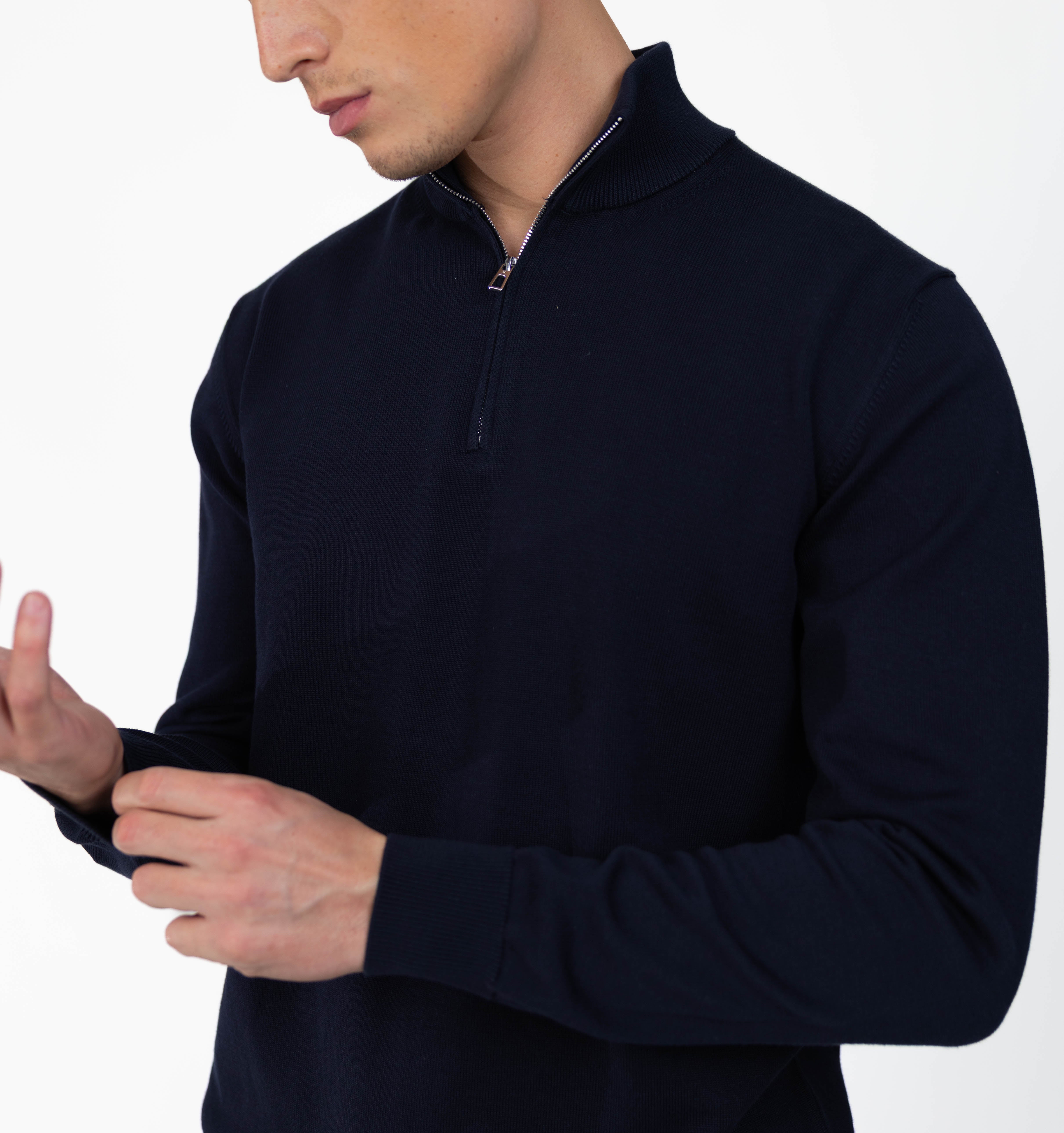 MERANO HALF ZIP – NAVY