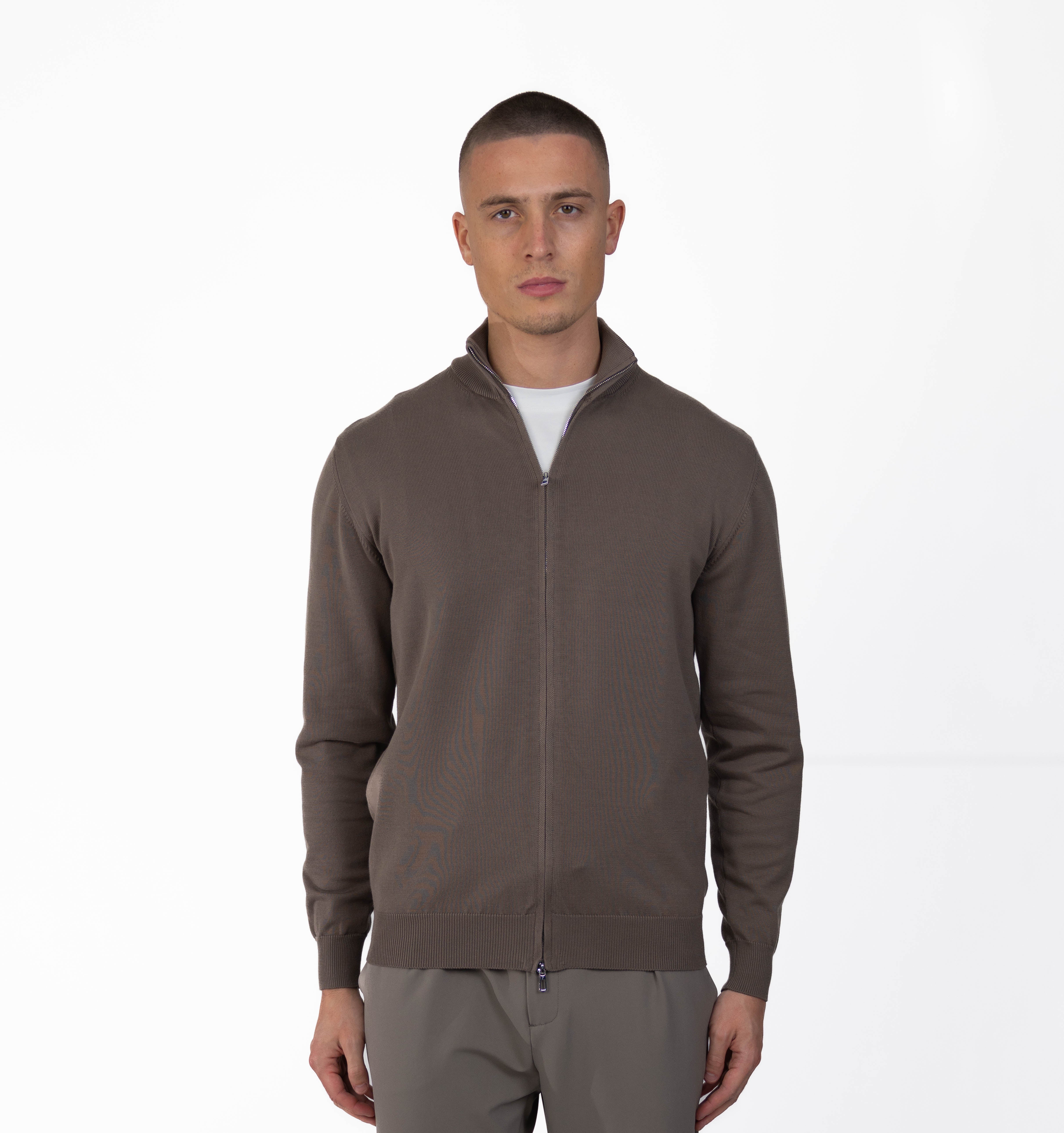 MERANO FULL ZIP - TAUPE