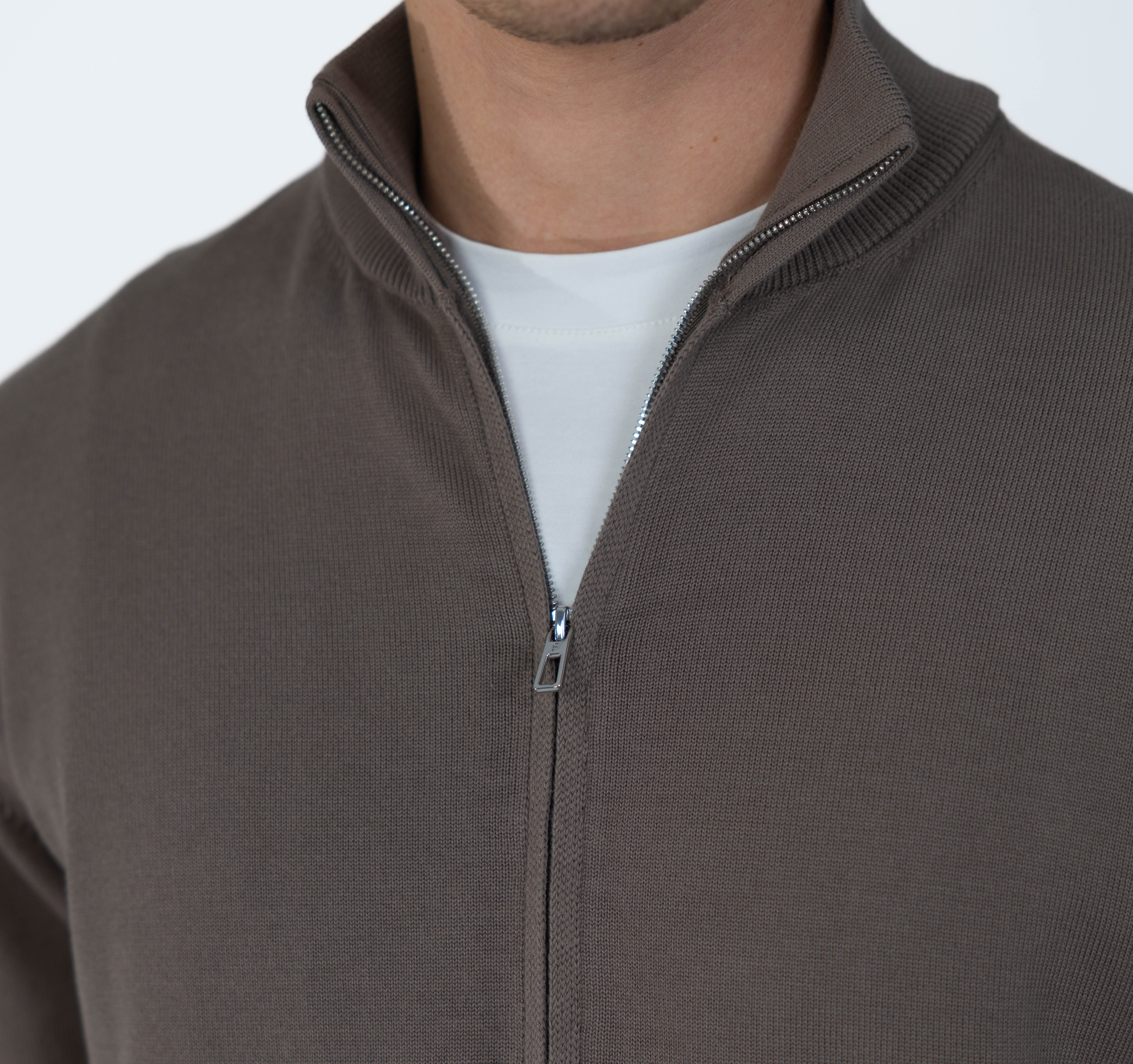 MERANO FULL ZIP - TAUPE
