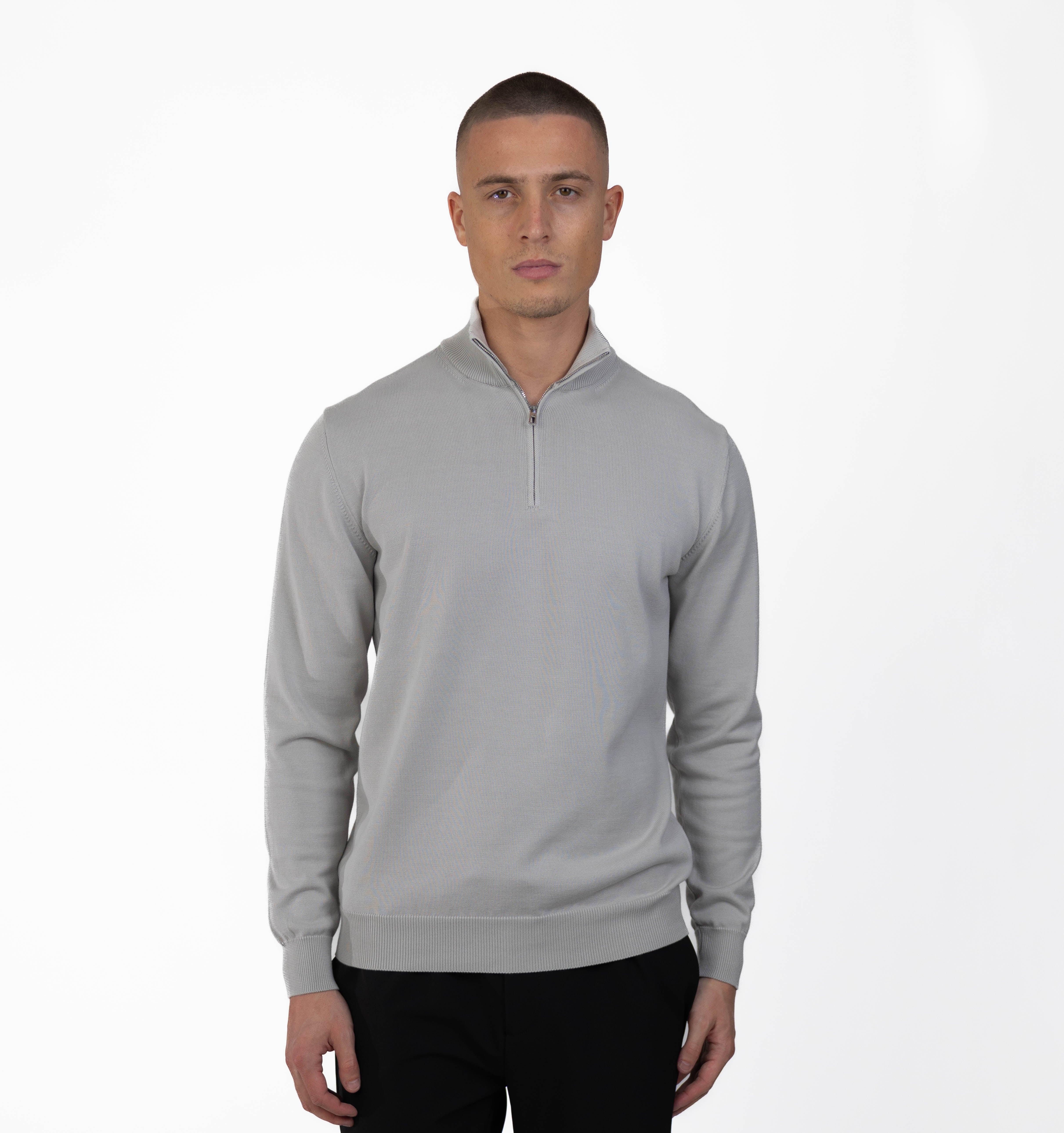 MERANO HALF ZIP - GREY