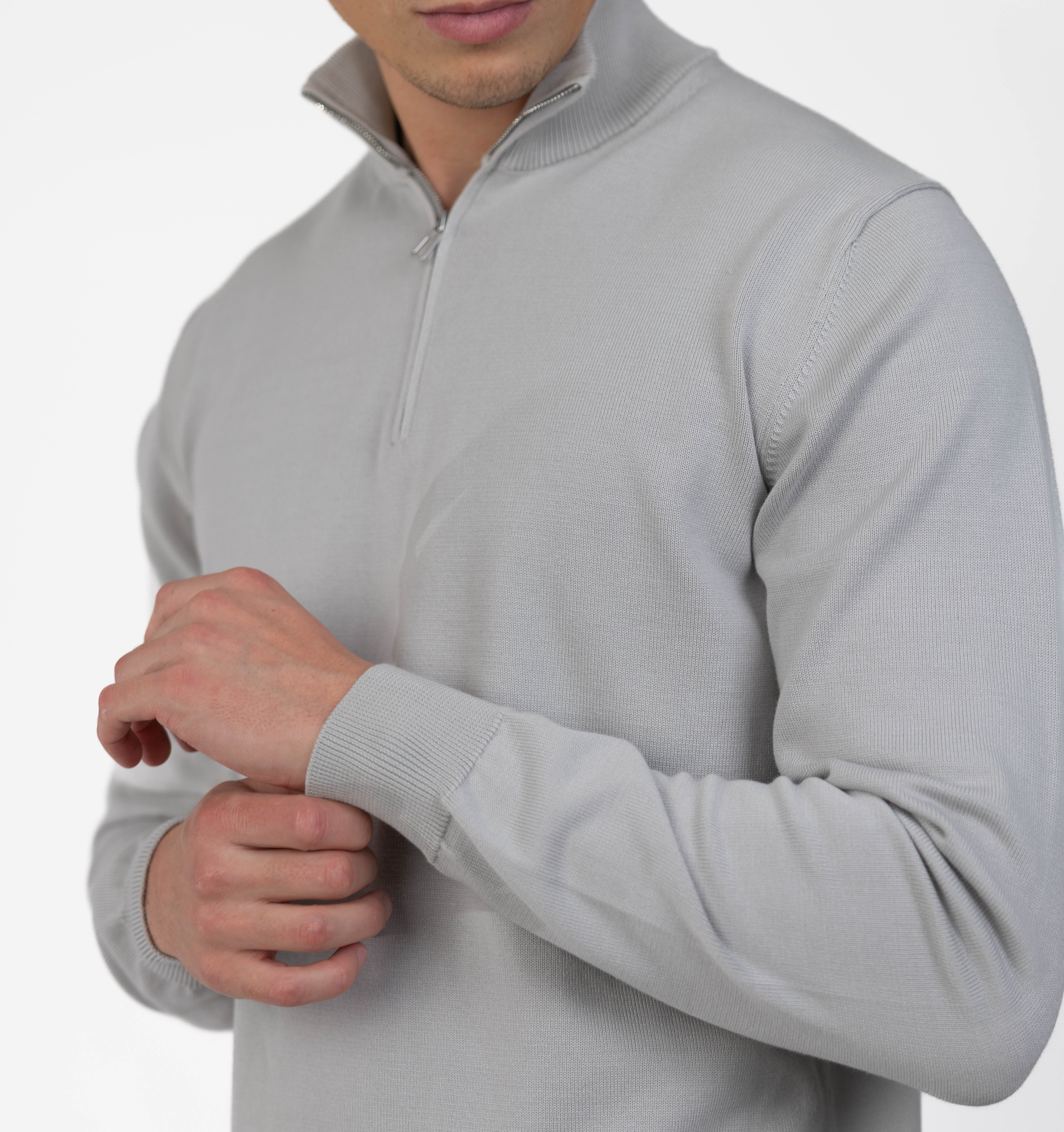MERANO HALF ZIP - GREY