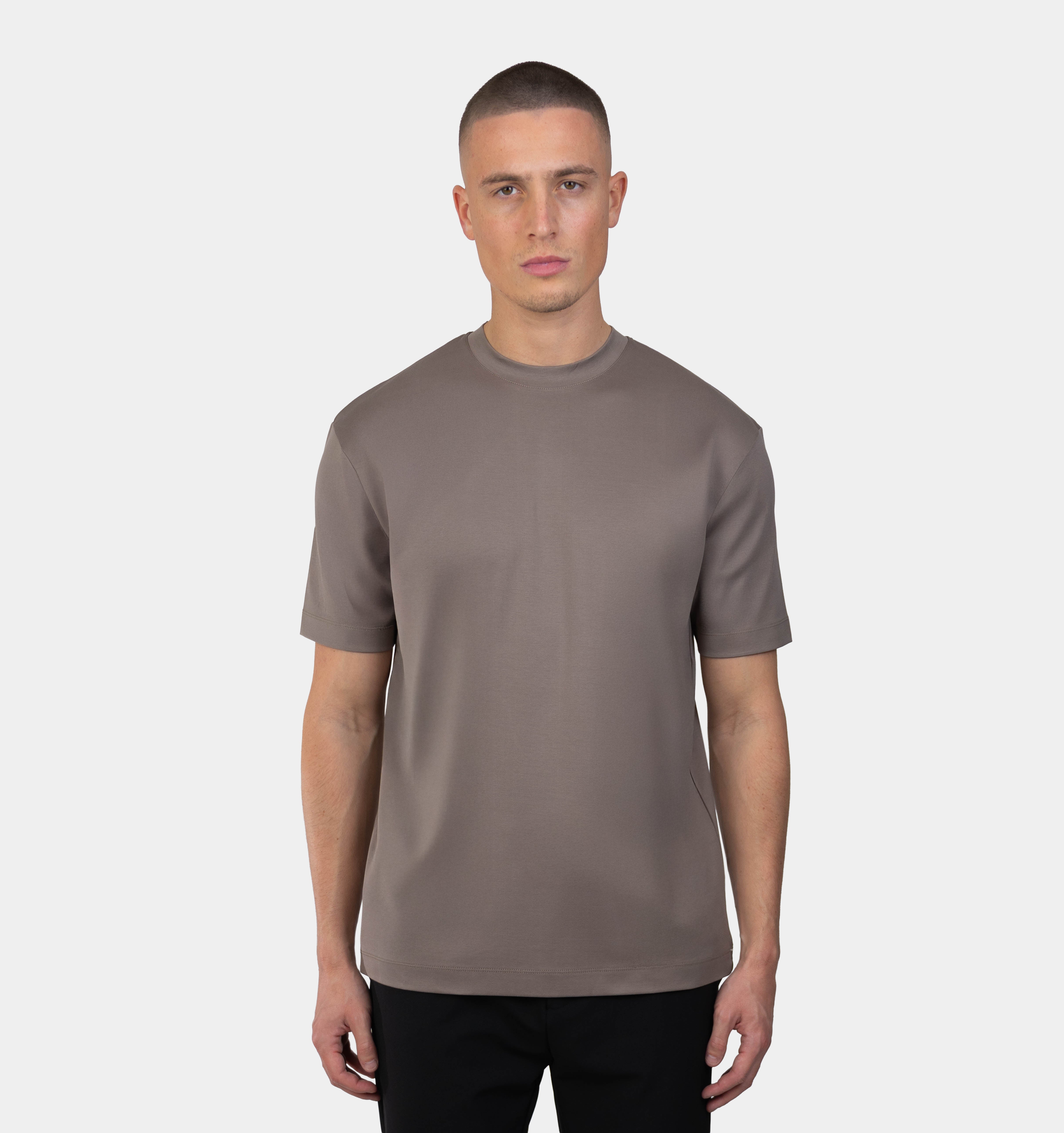FERETTI T-SHIRT - TAUPE