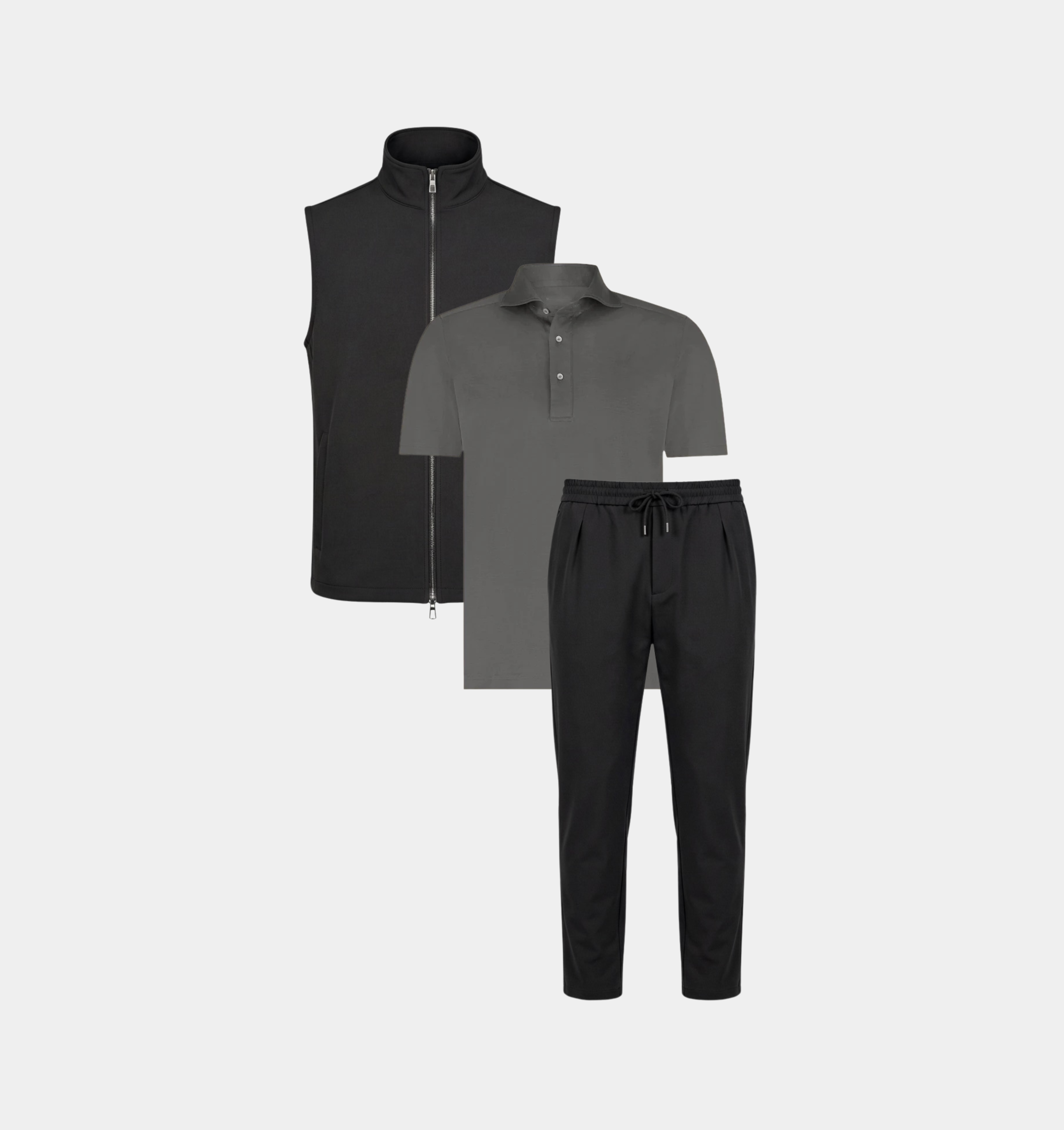 TECH SET - BLACK & LUSO - DARK GREY