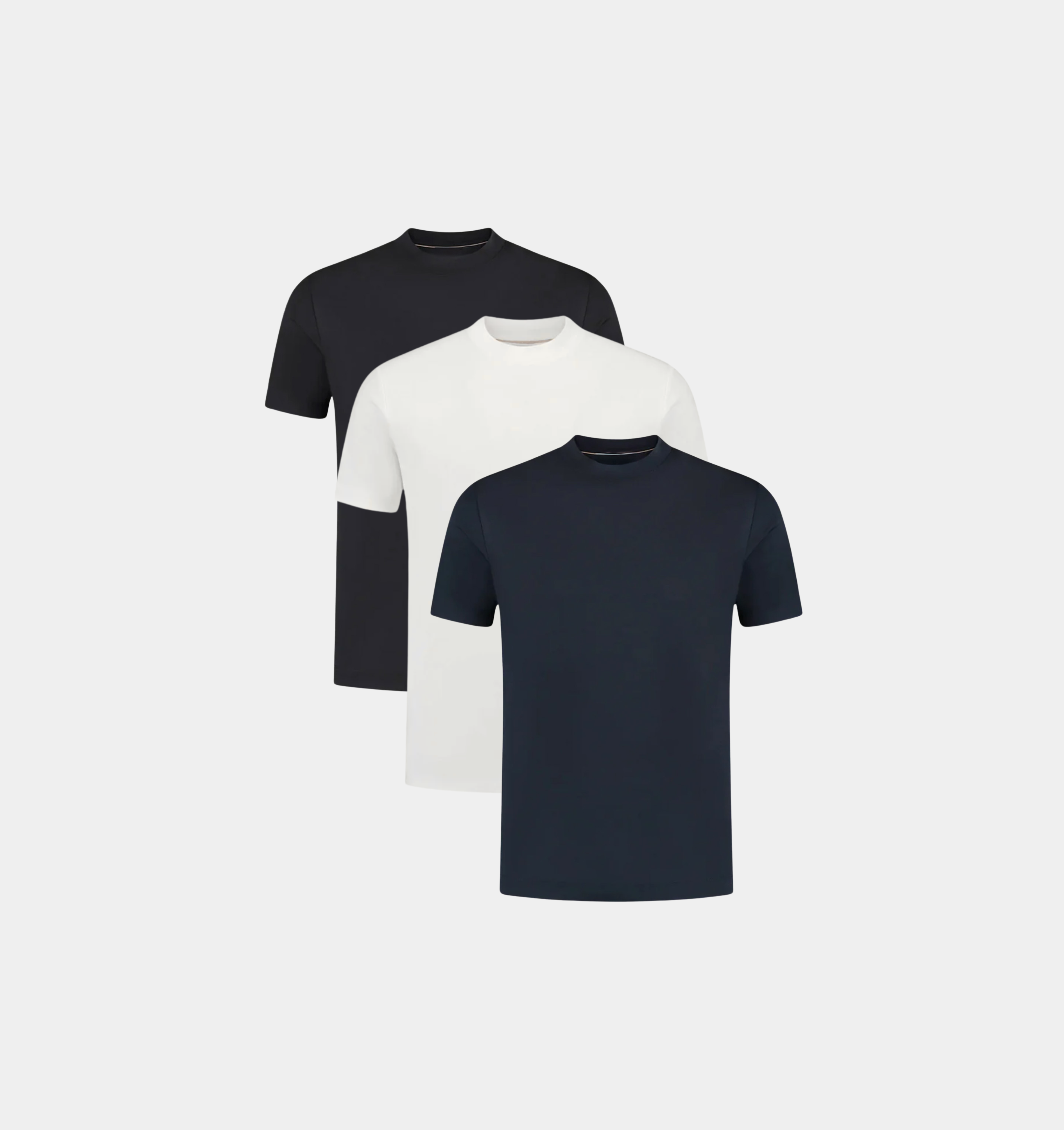 FERETTI T-SHIRT 3 PACK - BLACK, WHITE & NAVY