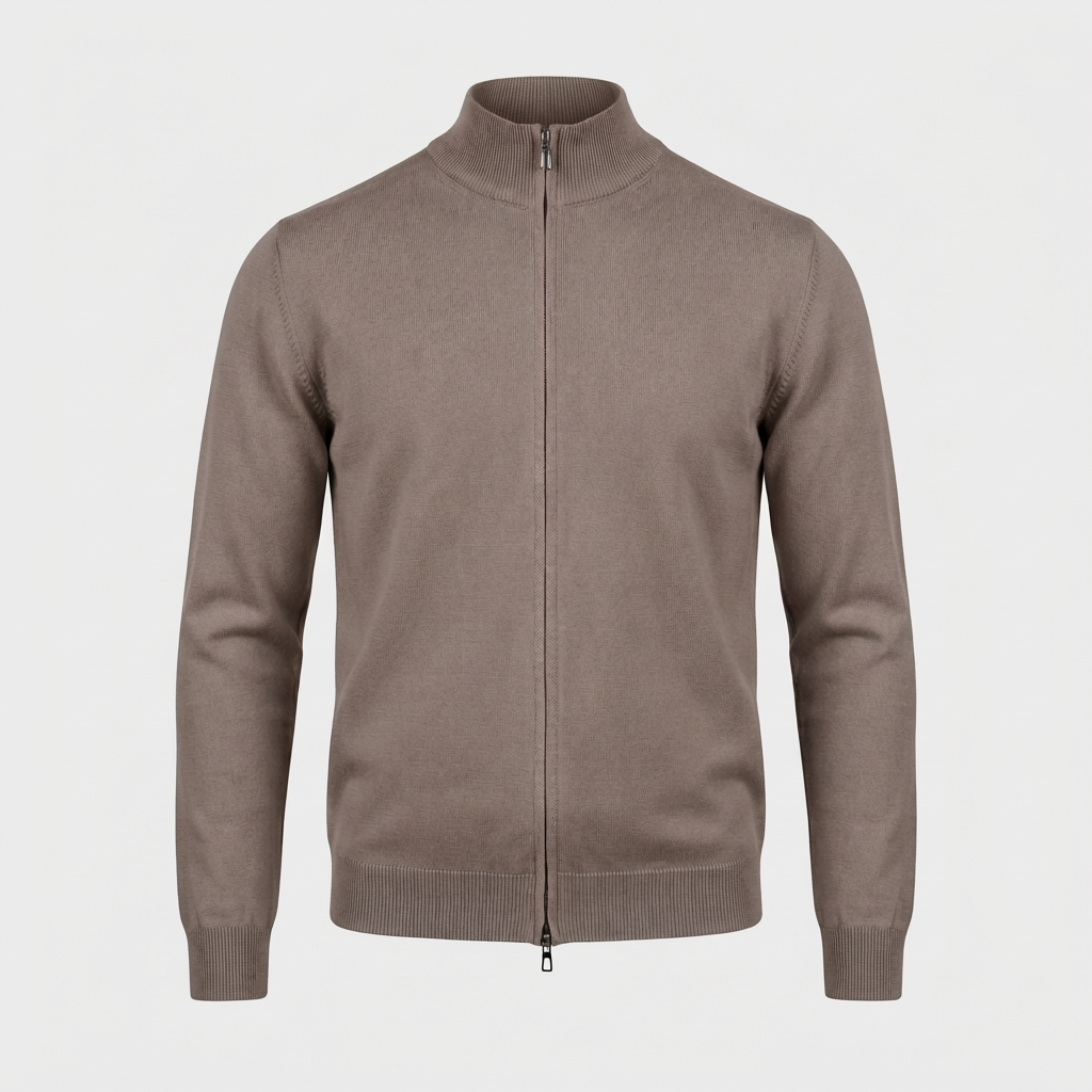 MERANO FULL ZIP - TAUPE