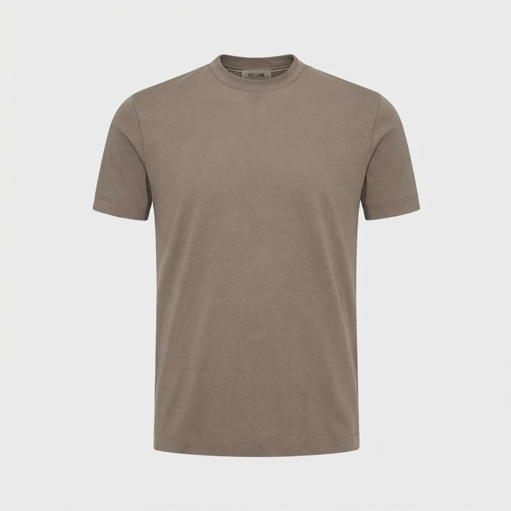 FERETTI T-SHIRT - TAUPE