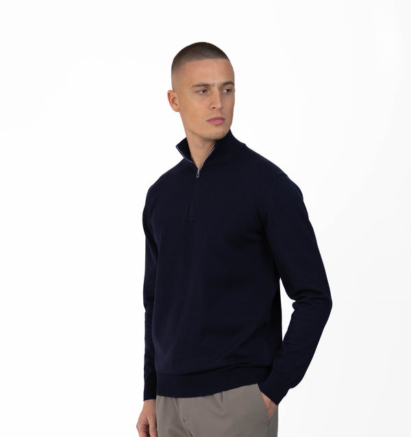 MERANO HALF ZIP – NAVY