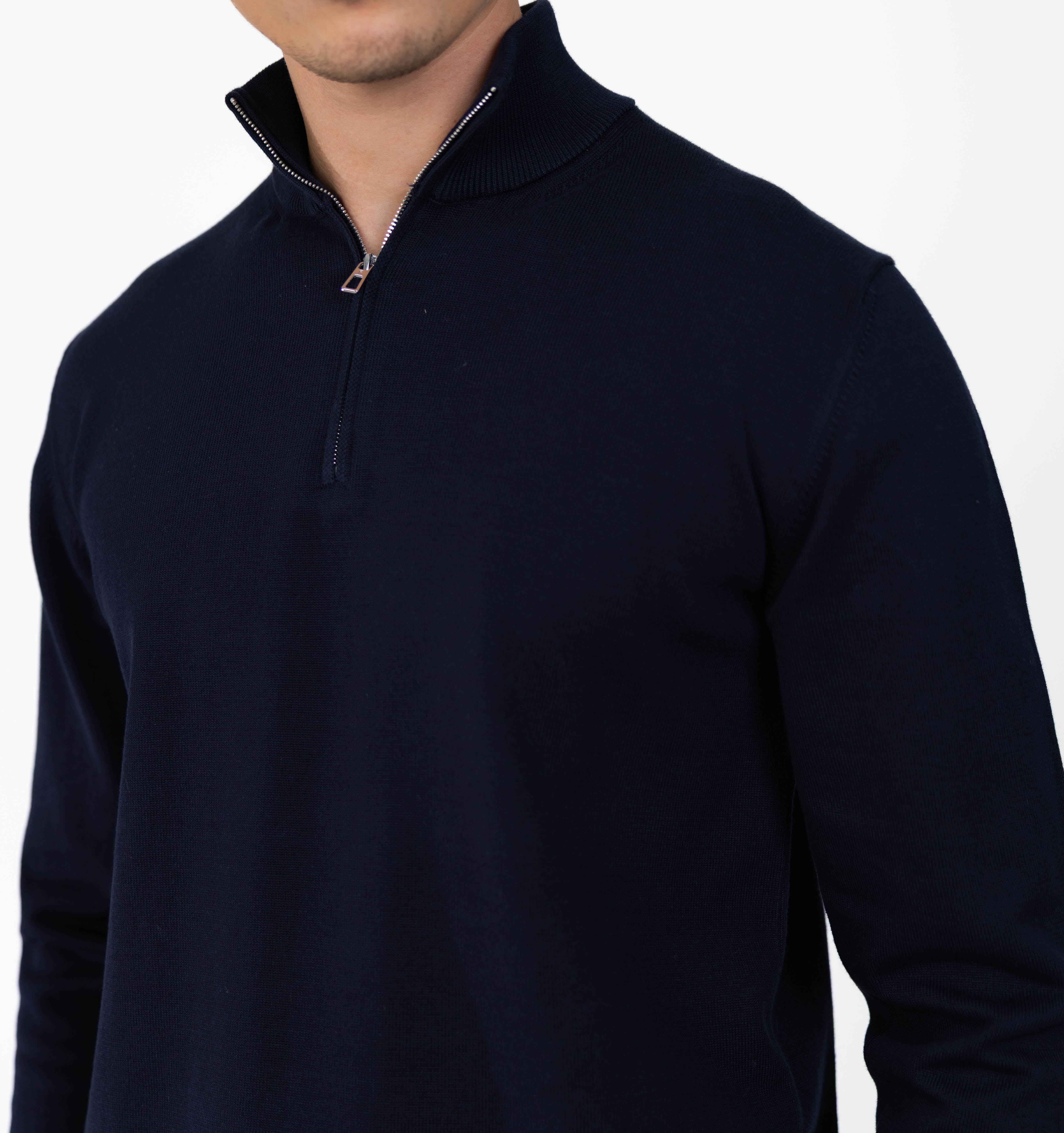 MERANO HALF ZIP - NAVY