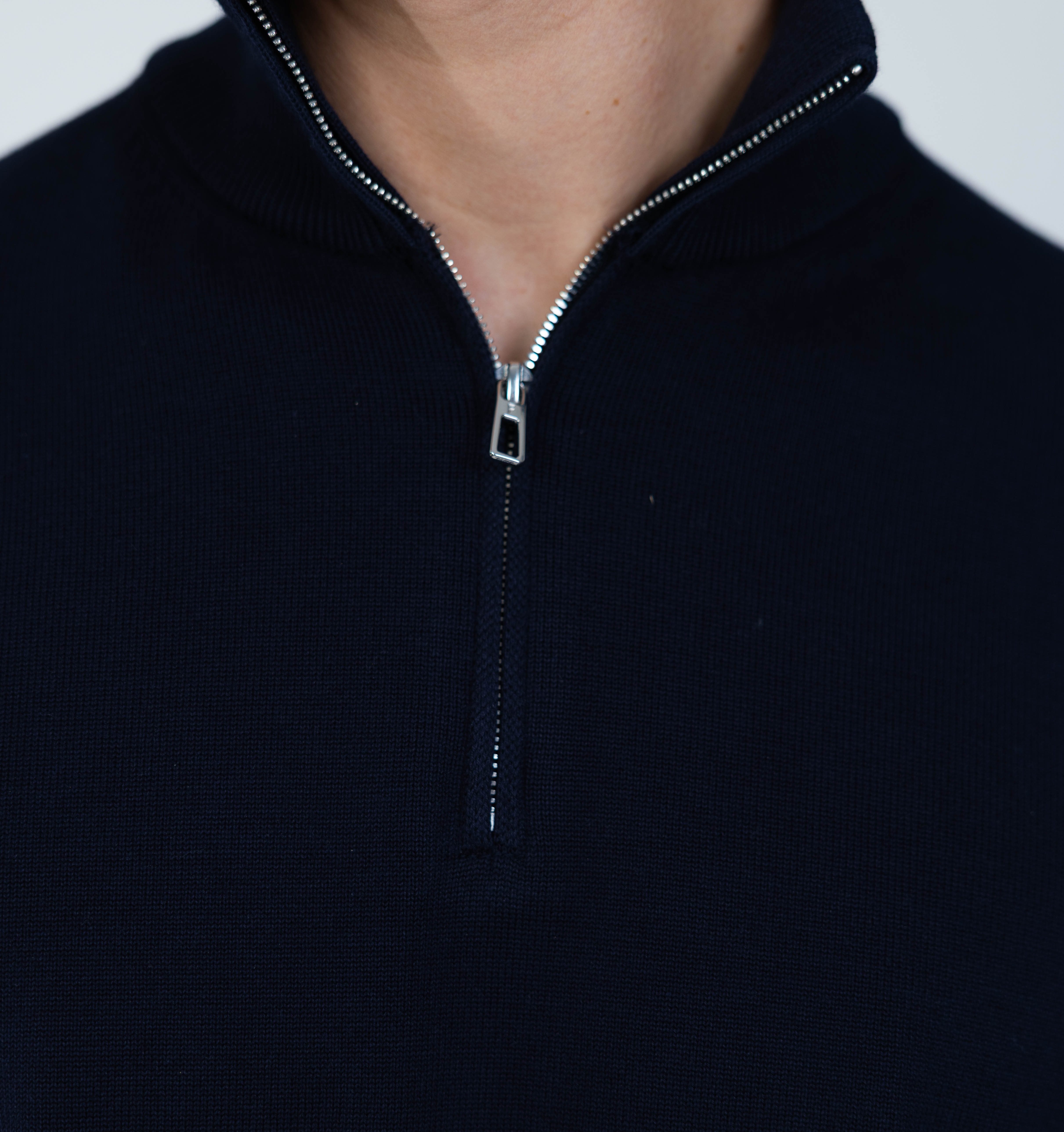 MERANO HALF ZIP - NAVY