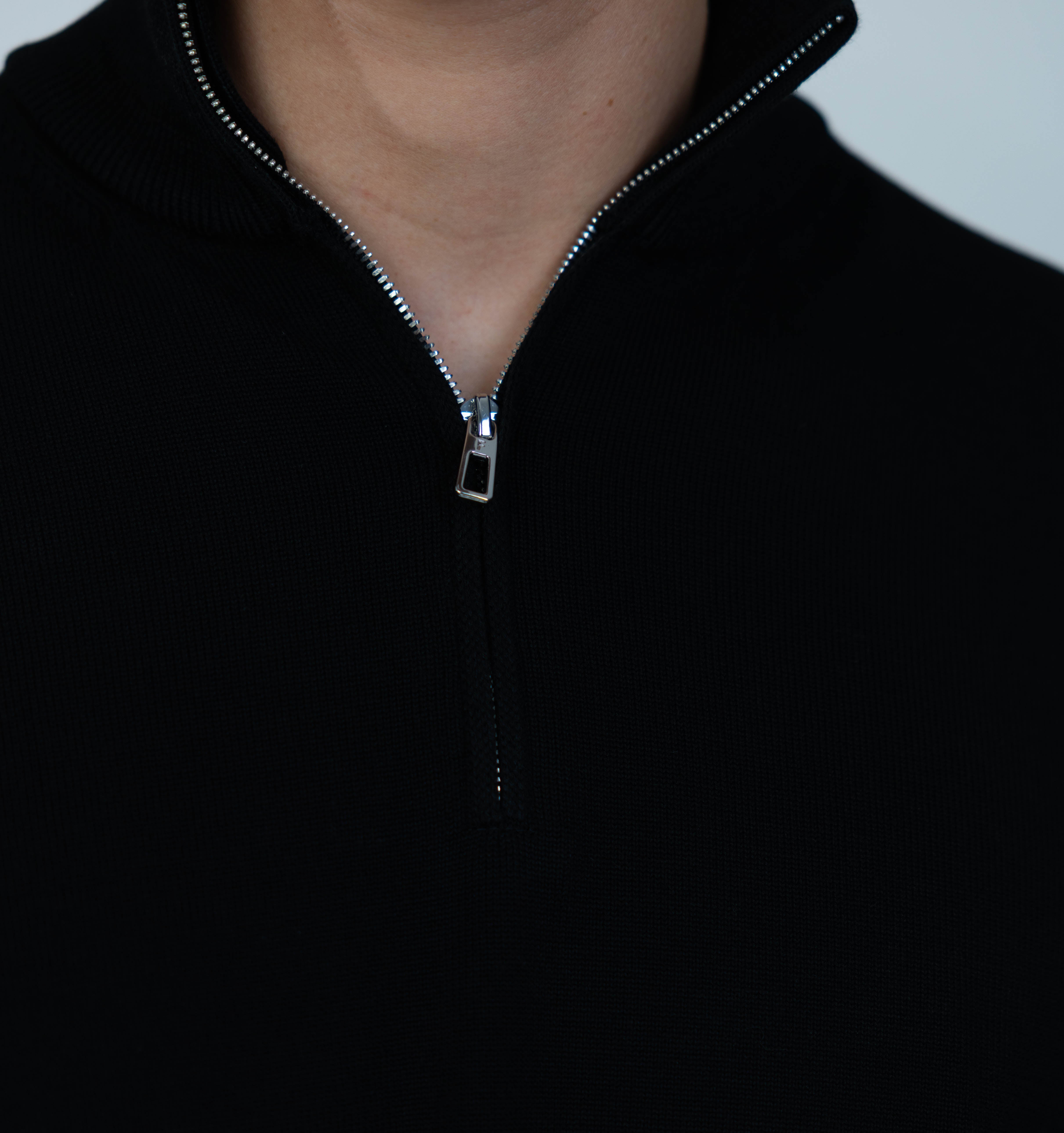 MERANO HALF ZIP - BLACK