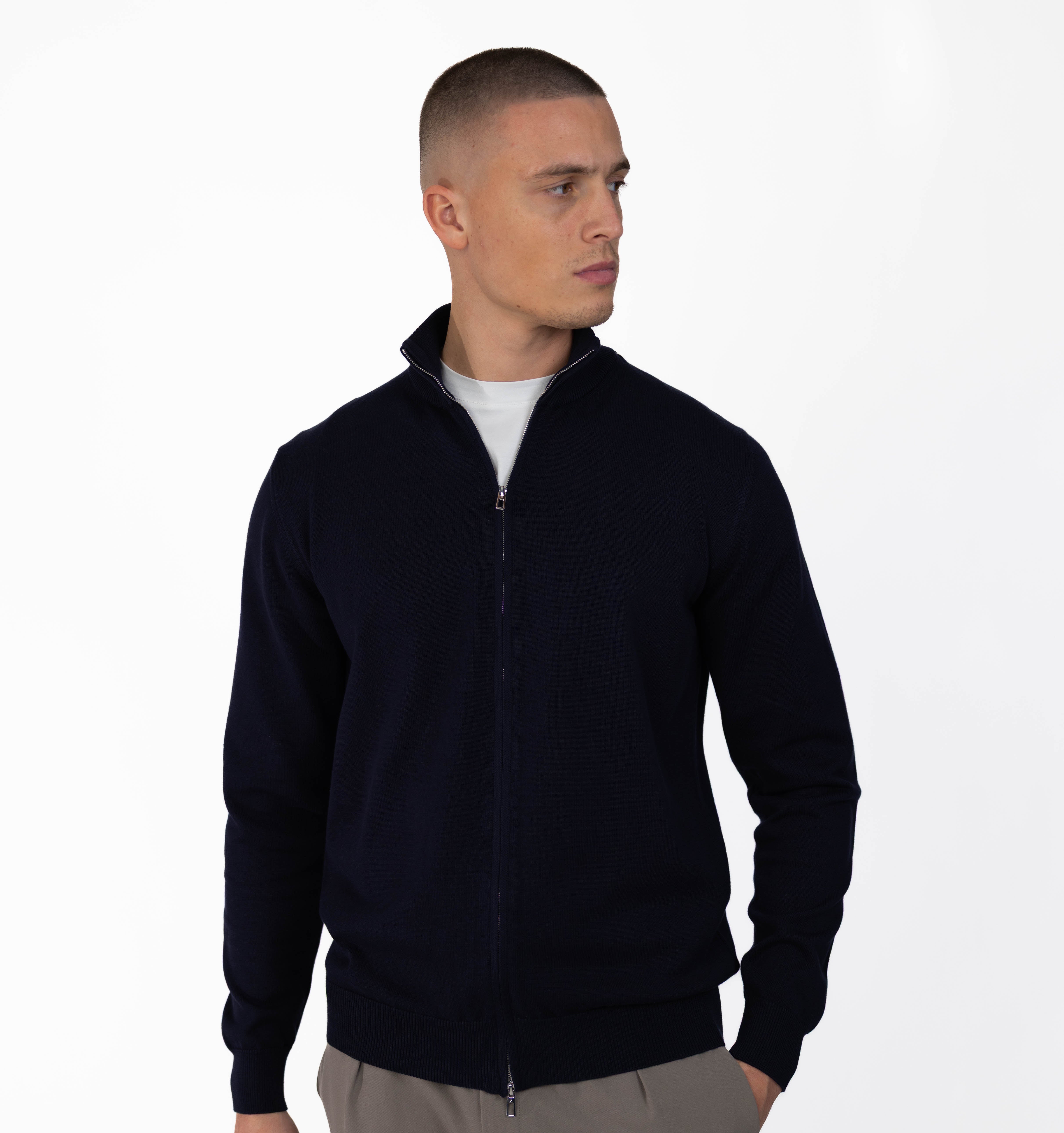 MERANO FULL ZIP - NAVY