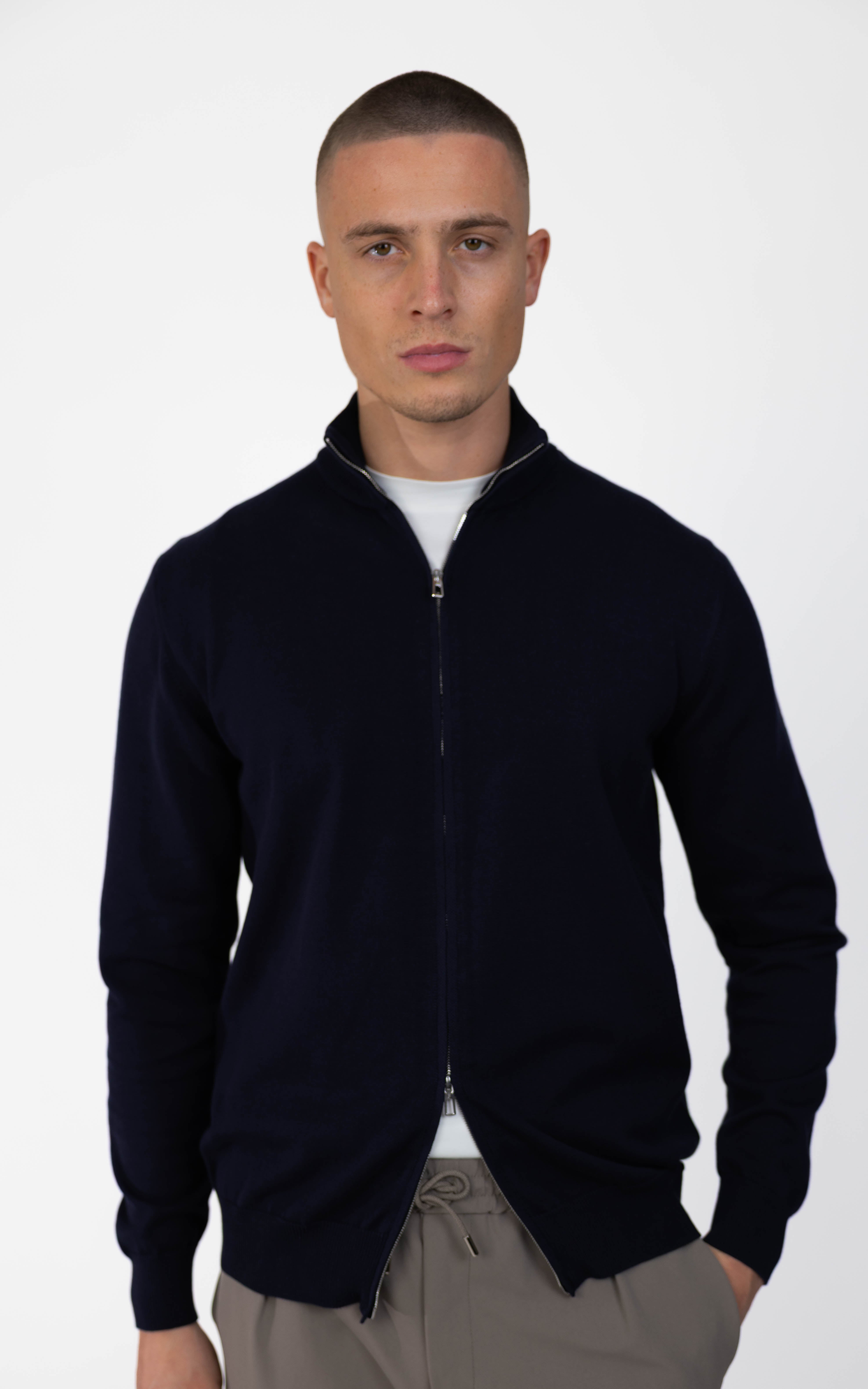 MERANO FULL ZIP - NAVY