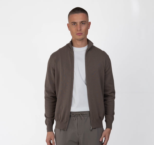 MERANO FULL ZIP - TAUPE