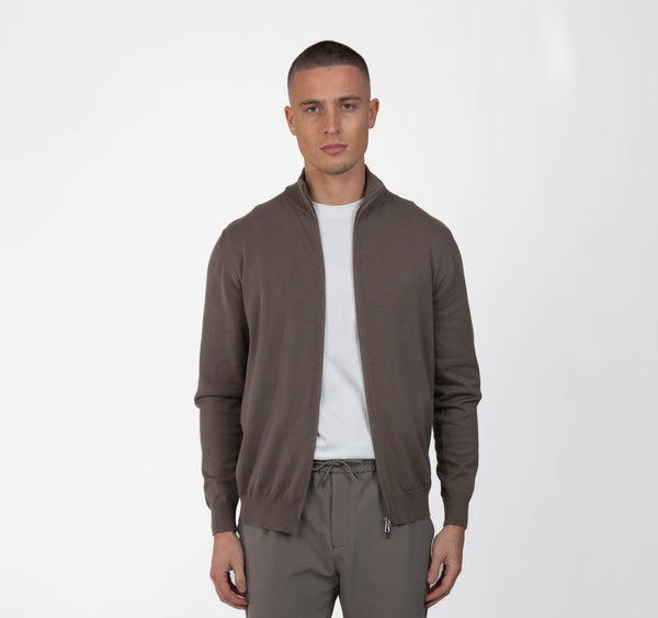 MERANO FULL ZIP - TAUPE