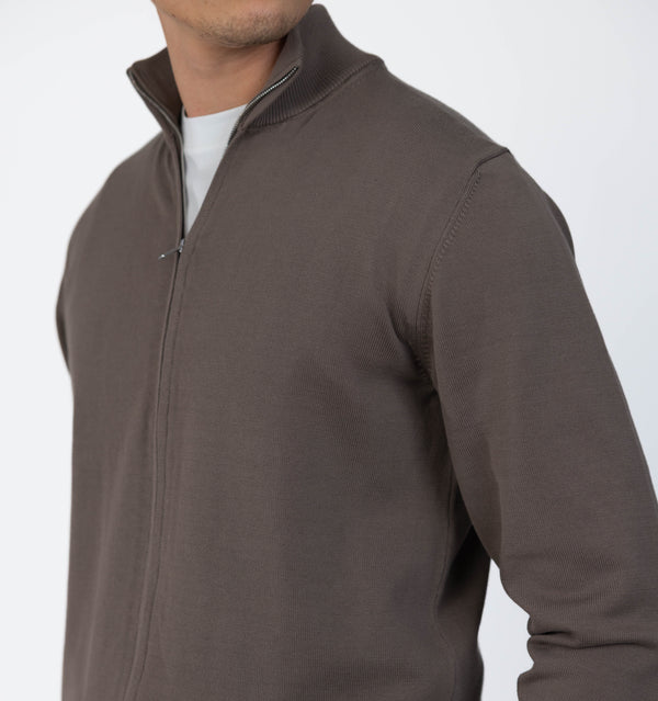 MERANO FULL ZIP - TAUPE