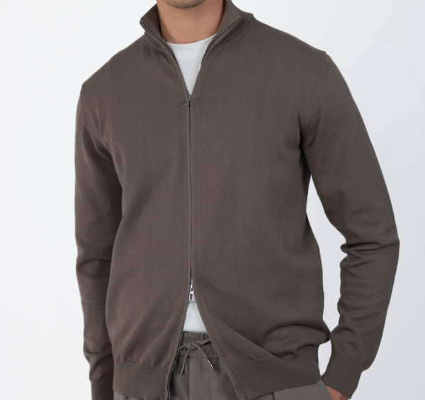 MERANO FULL ZIP - TAUPE