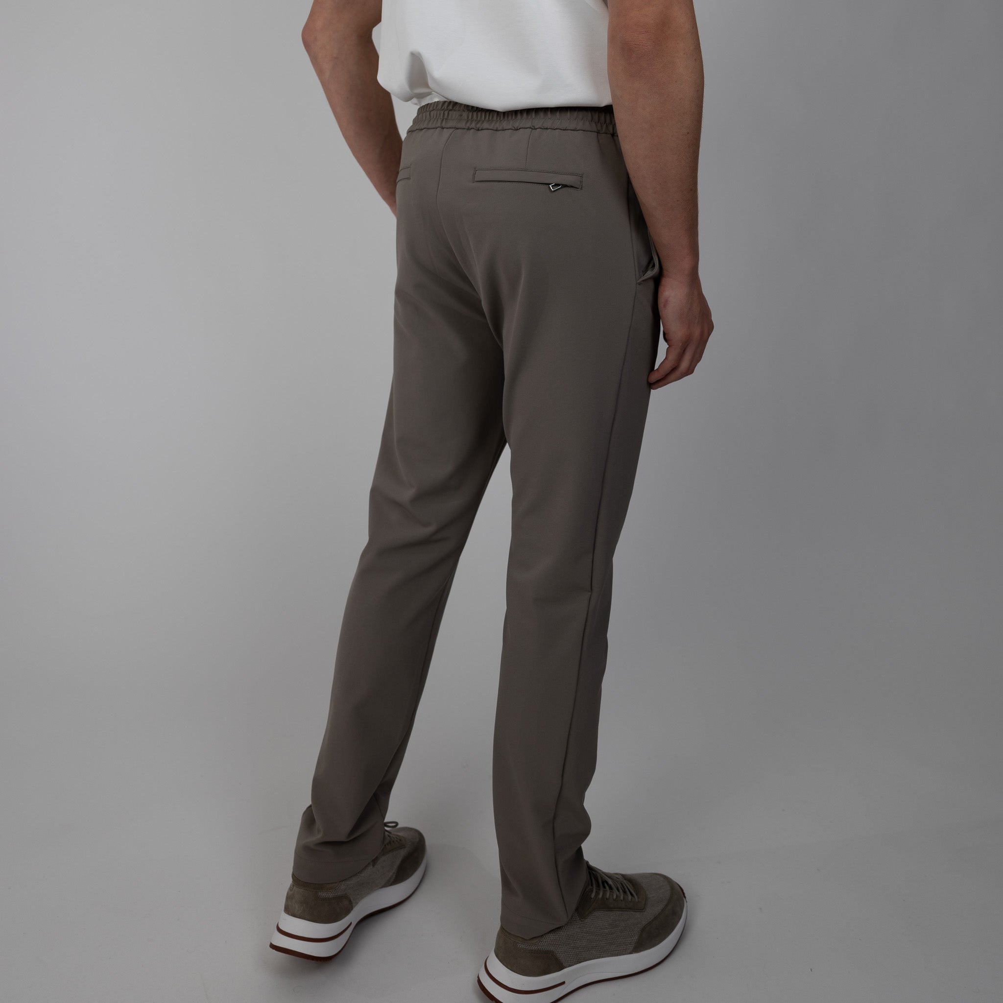 BRUNELLO TROUSER  - STONE