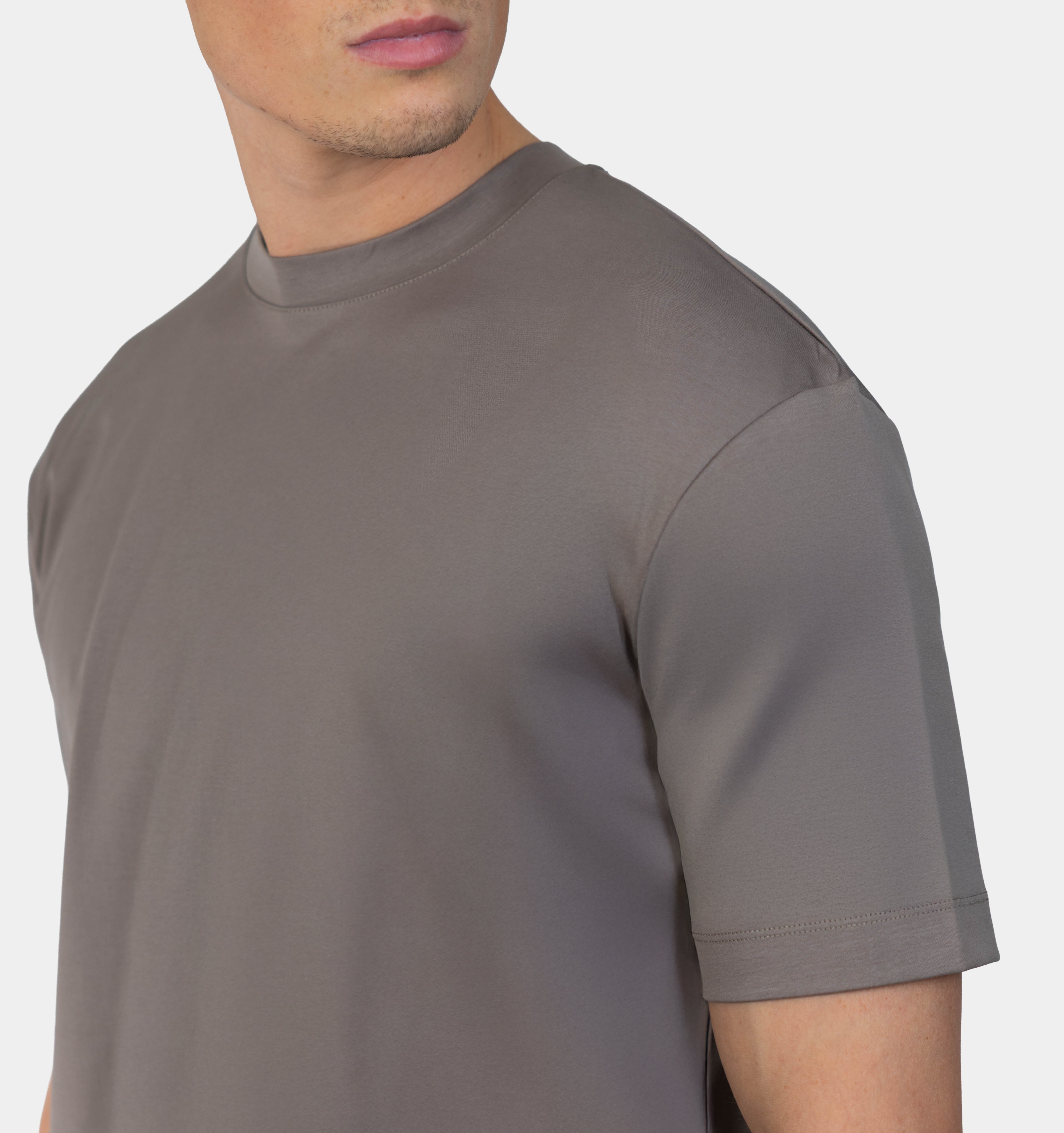 FERETTI T-SHIRT - TAUPE