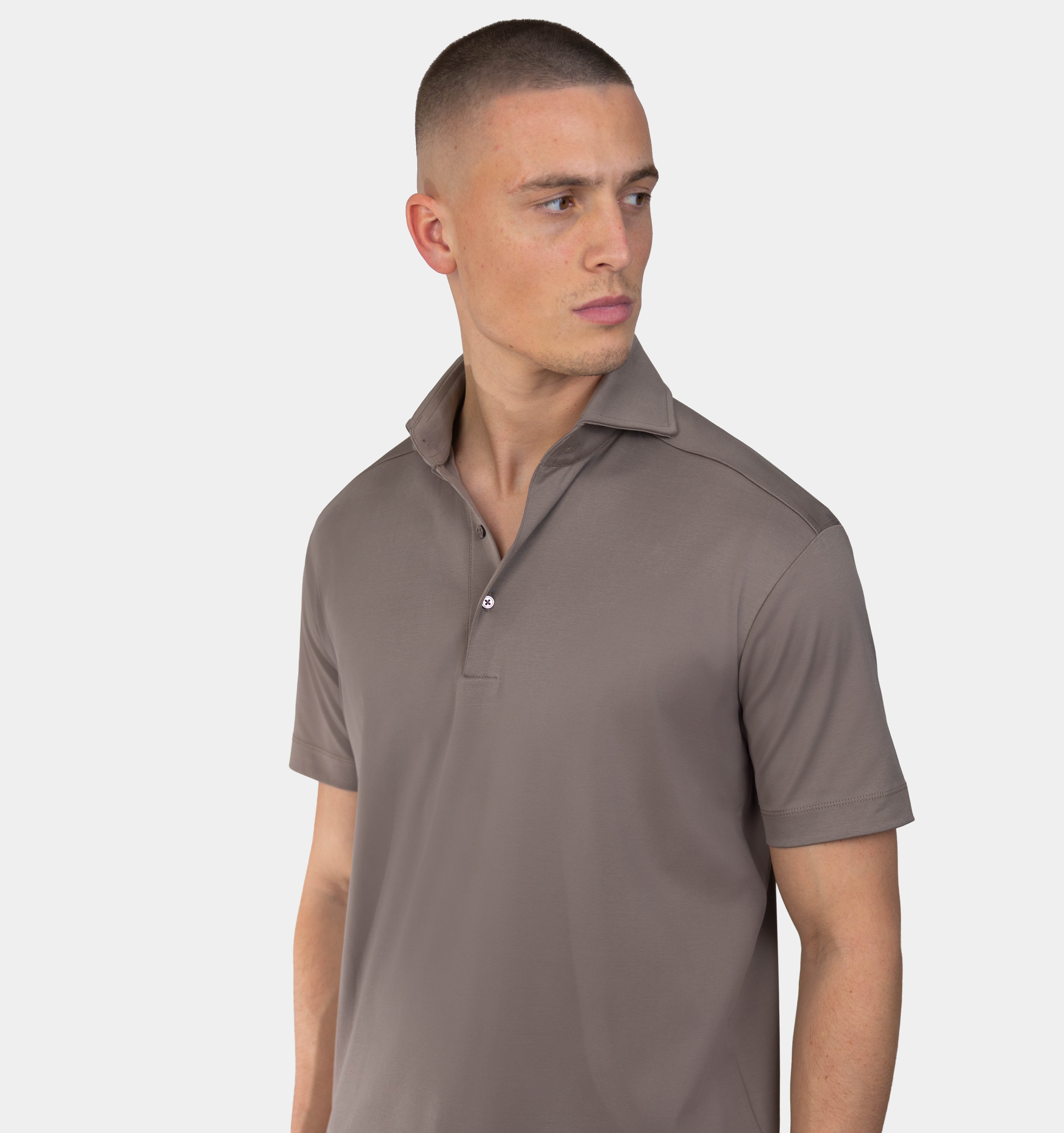 LUSO  POLO – TAUPE