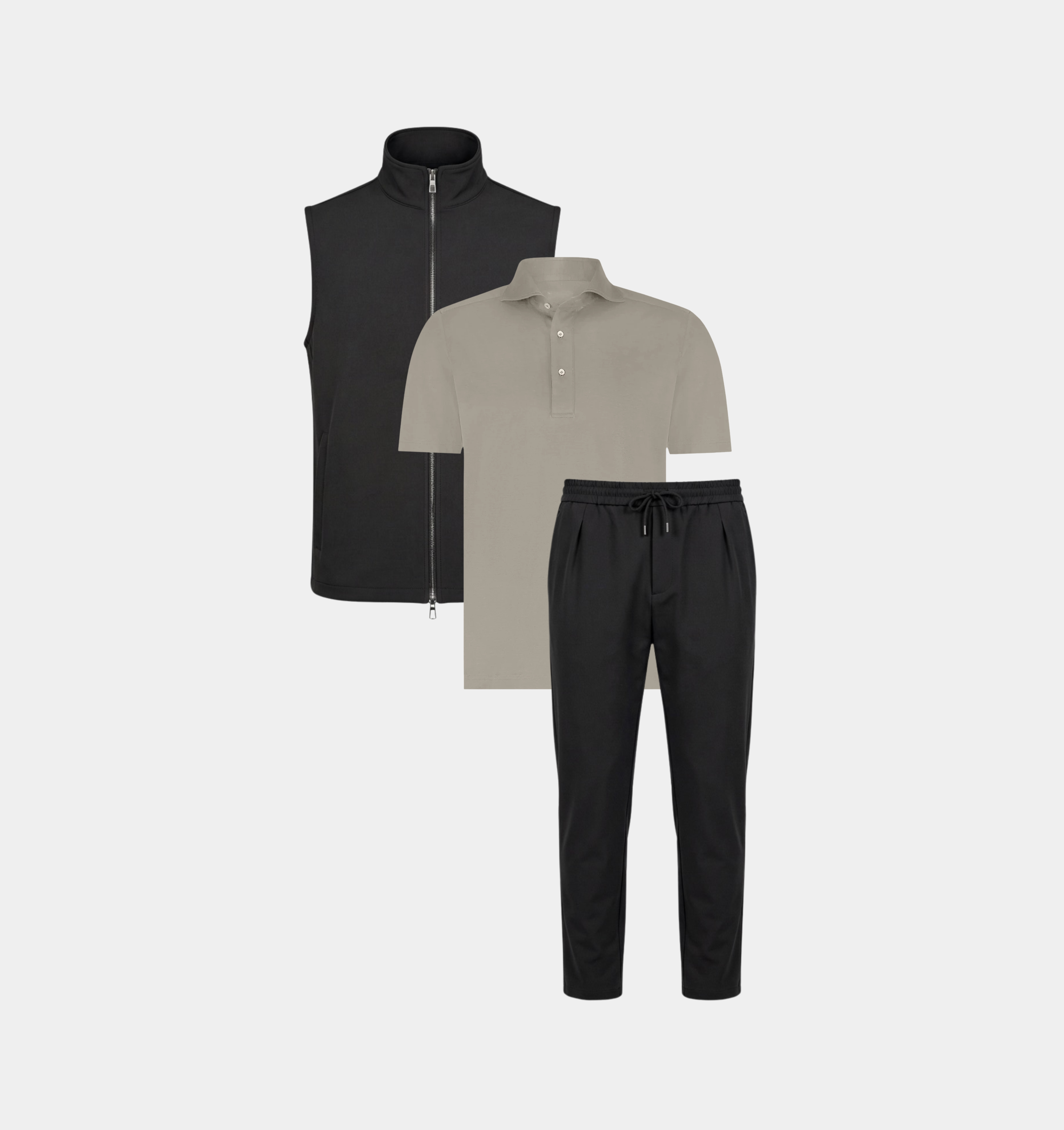 TECH SET - BLACK & LUSO - TAUPE
