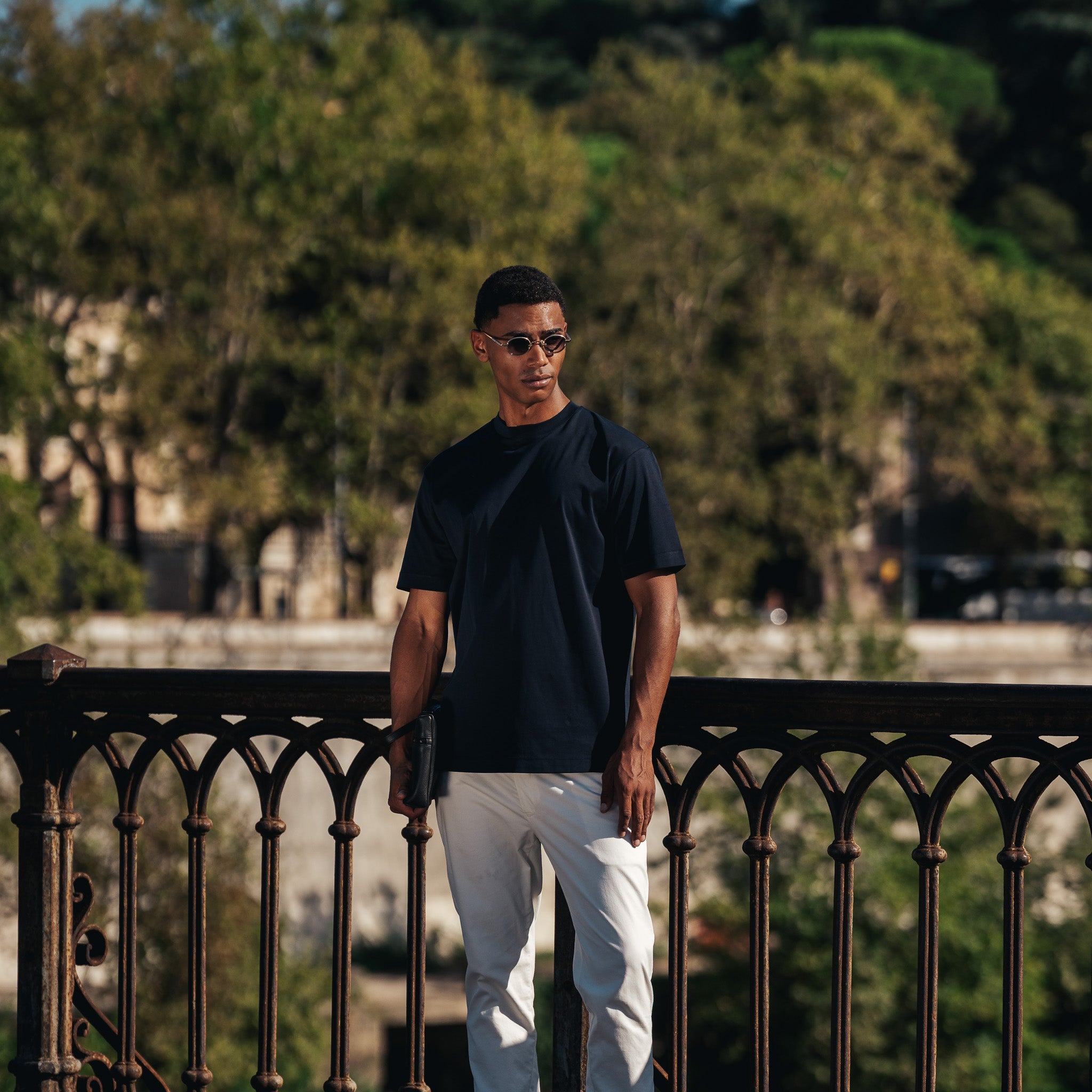 FERETTI T-SHIRT - NAVY