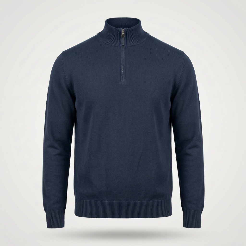 COMPLETE SET - HALF ZIP/WIDE-FIT - NAVY