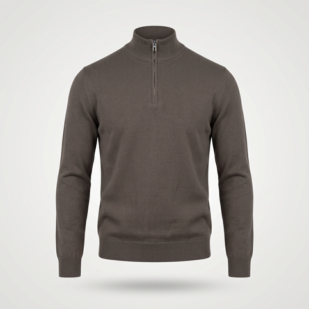 COMPLETE SET - HALF ZIP/WIDE-FIT - STONE