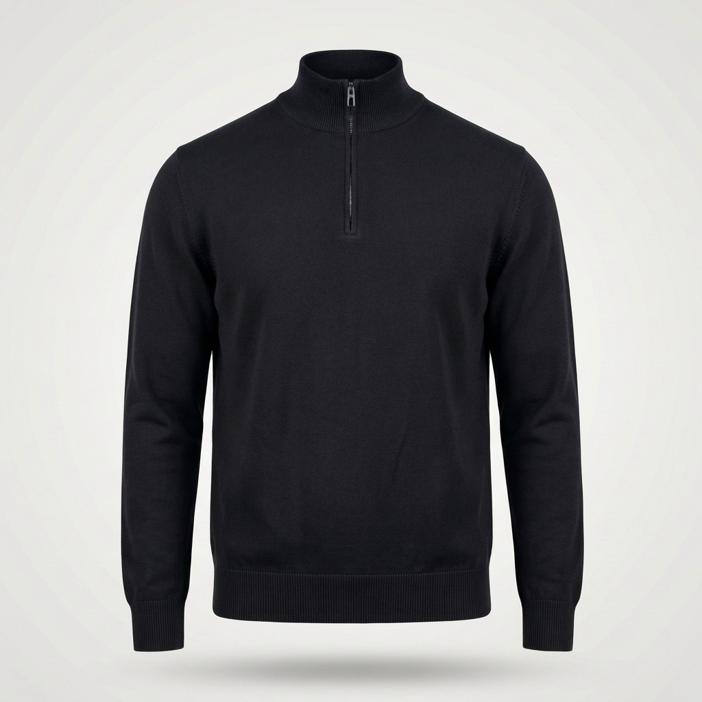 COMPLETE SET - HALF ZIP - BLACK