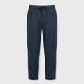 BRUNELLO TROUSER WIDE-FIT  - NAVY